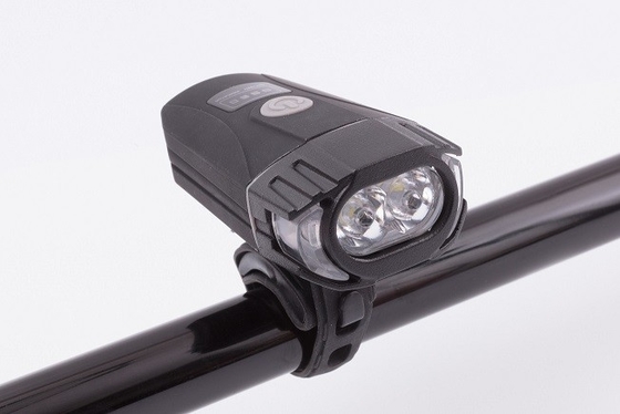 Đèn pha xe đạp có thể sạc lại USB bằng nhôm ABS 500LM 4,5cm